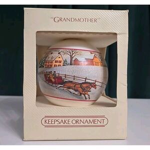 Hallmark Keepsake Grandmother‎ Vintage Ornament 1983 NIB